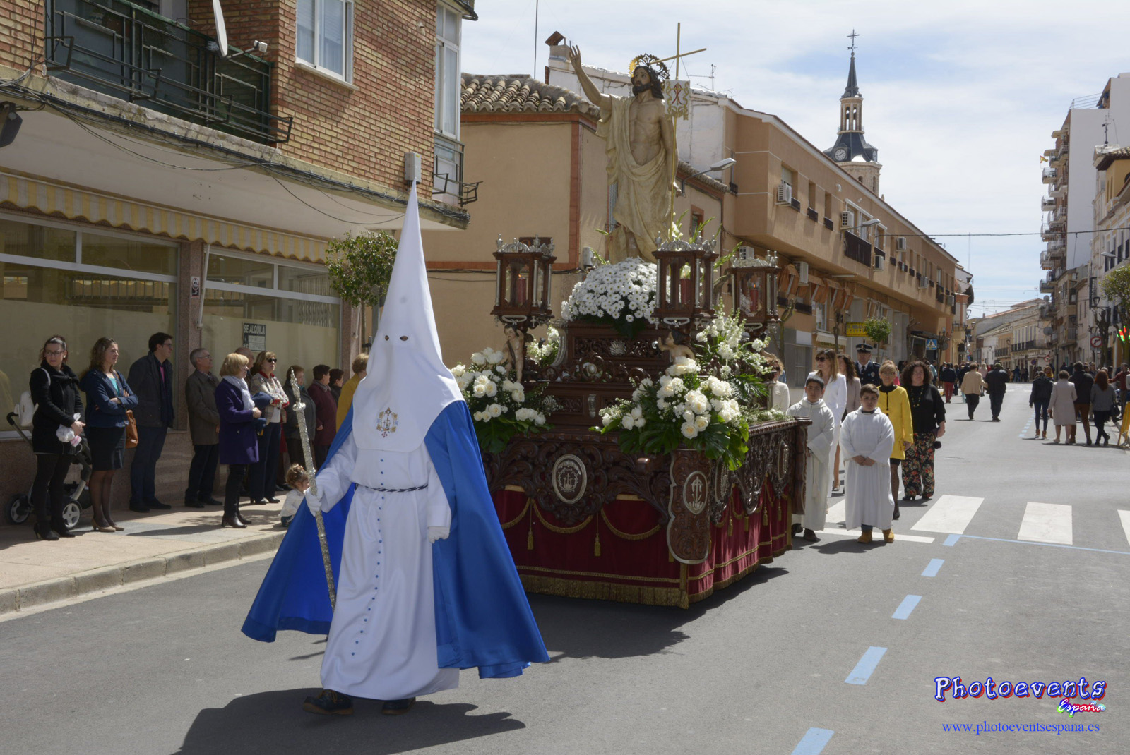 Procesión de Cristo Resucitado 2018 en Manzanares, Ciudad Real  