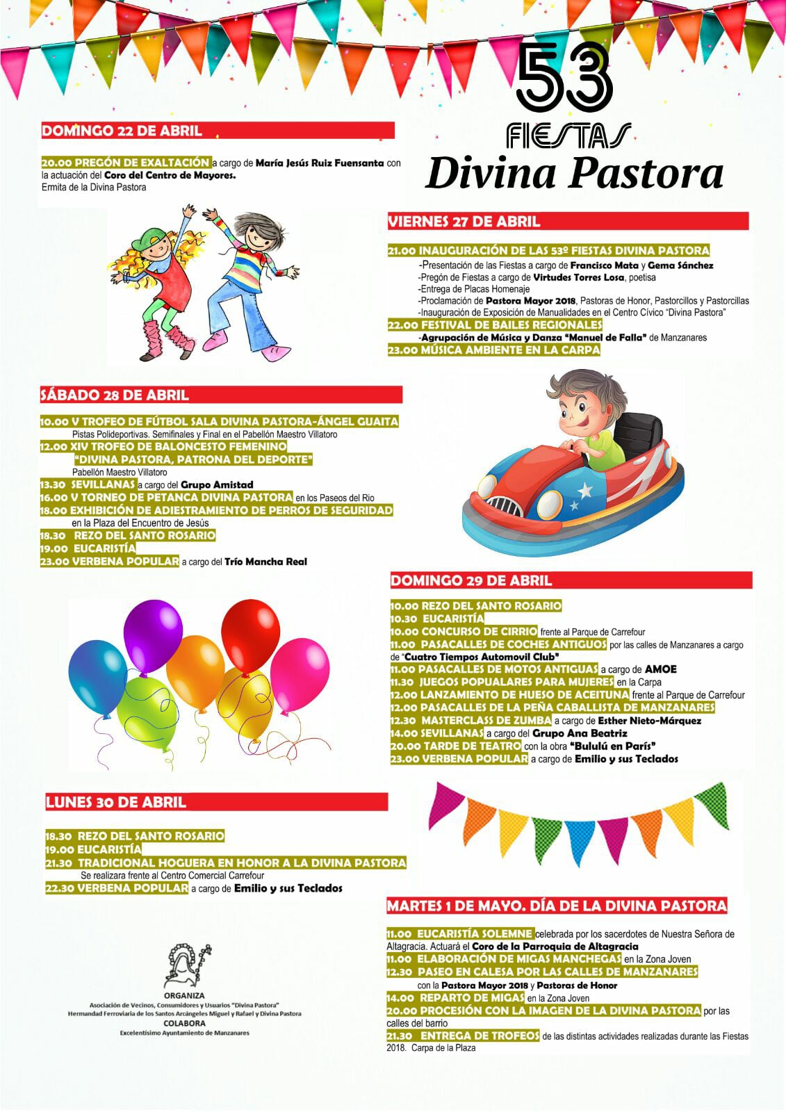 Fiestas de la divina Pastora 2018