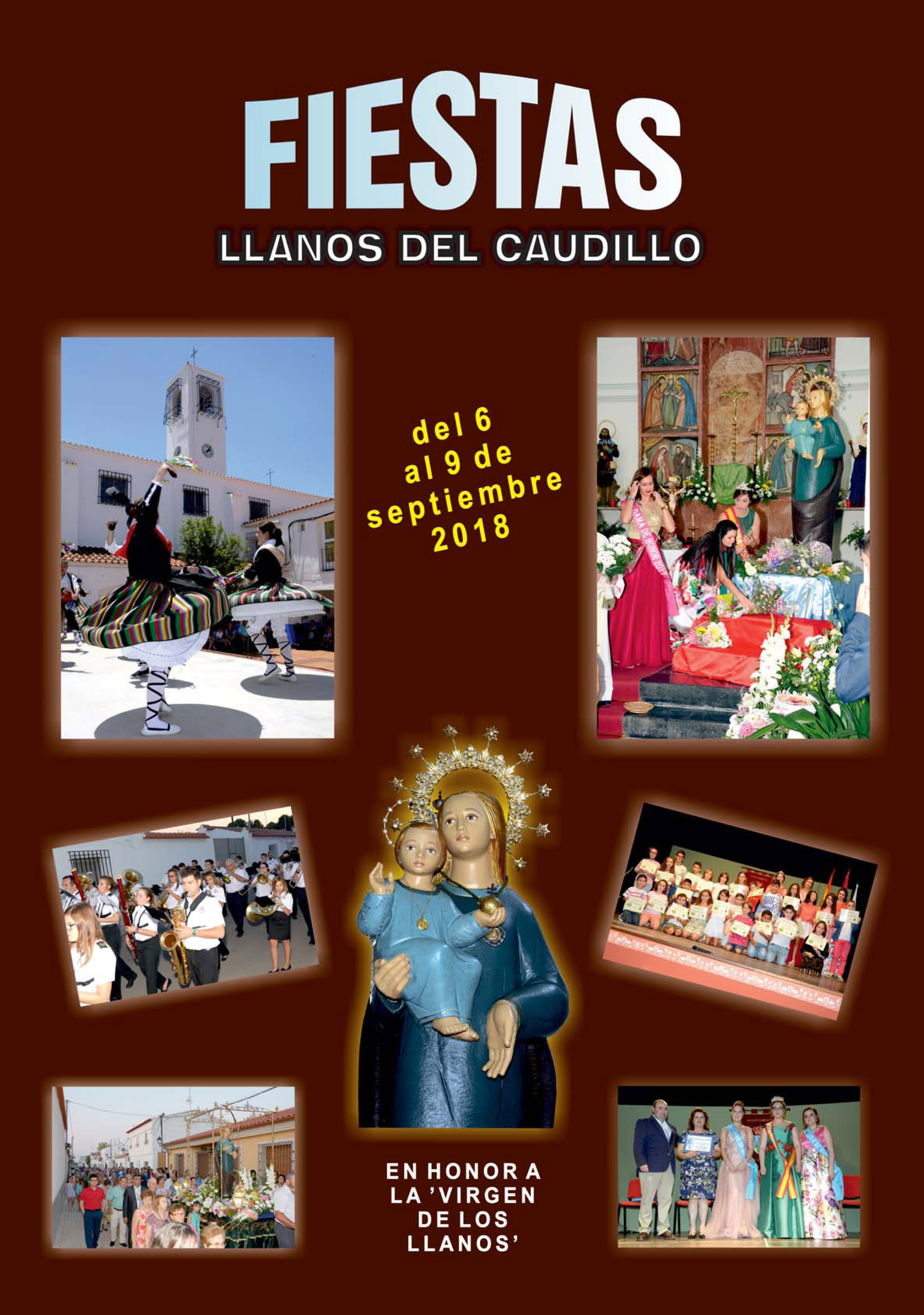 Programa oficial de Fiestas en Honor a la Virgen de los Llanos 2018