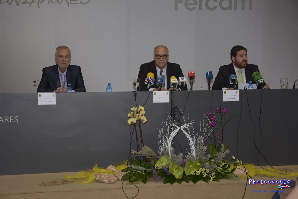 Pablo Camacho (director de Fercam)durante la presentacion de FERCAM 56 edición, Manzanares, CIudad Real 