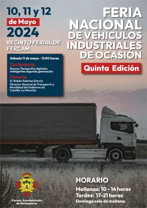 5ª Edición de la Feria Nacional de Vehiculos Industriales de Ocasión en Manzanares  