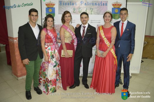 Inauguracion de las fiestas patronales 2017 de Llanos