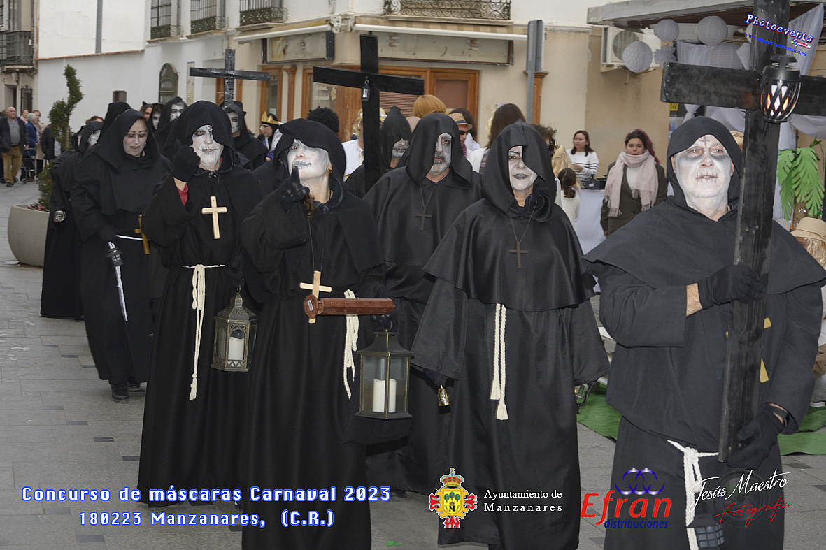 Concurso de máscaras con motivo del Carnaval 2023 en Manzanares