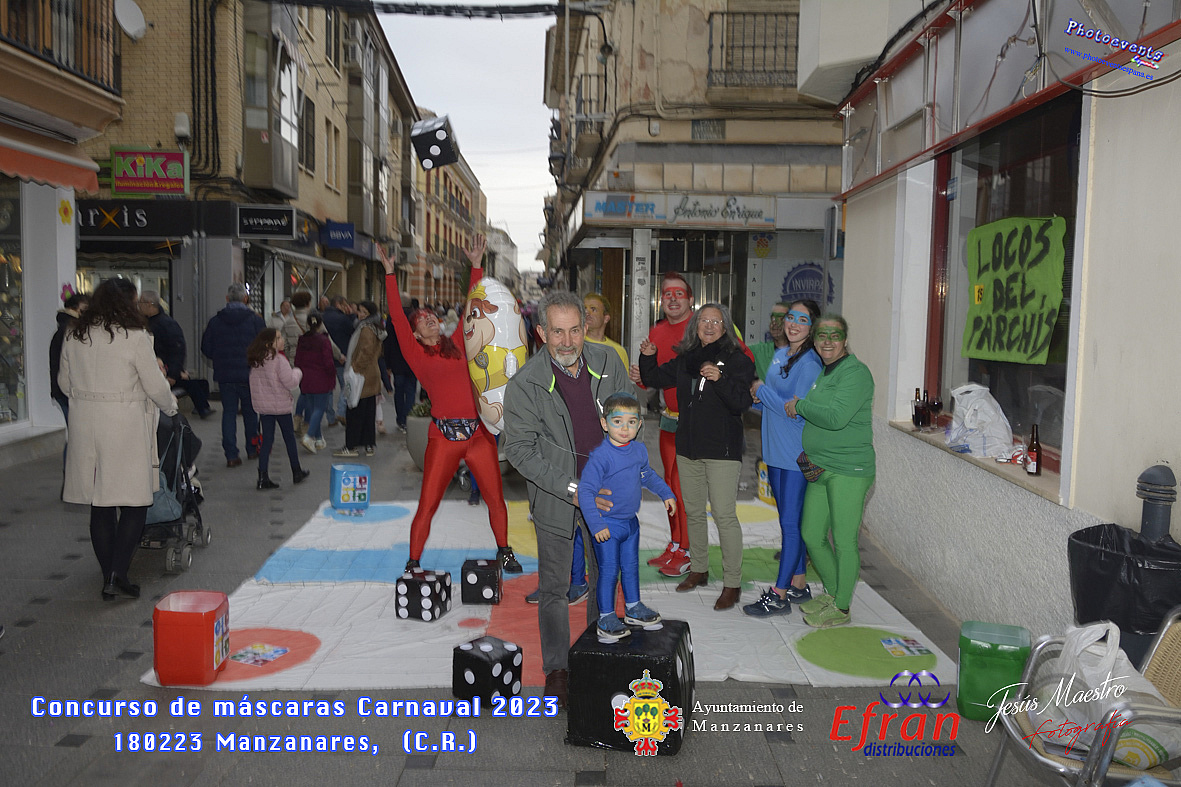 Concurso de máscaras con motivo del Carnaval 2023 en Manzanares