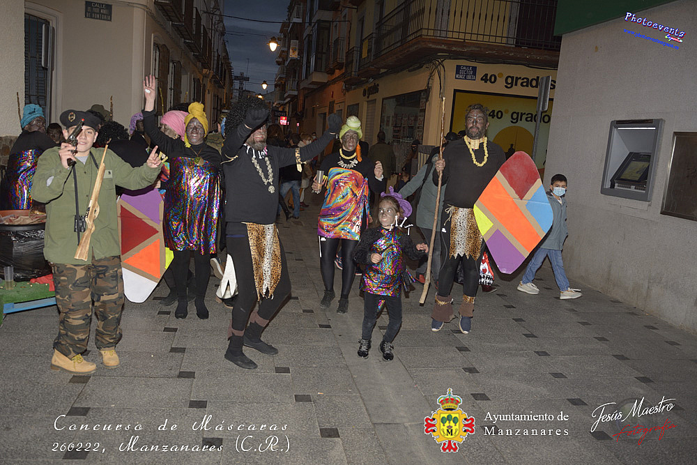 Concurso de Máscaras en los Carnavales 2022 de Manzanares