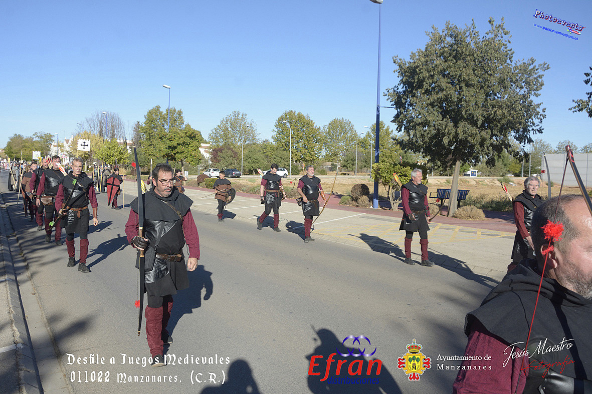 Desfile a los Juegos Medievales 2022 en Manzanares