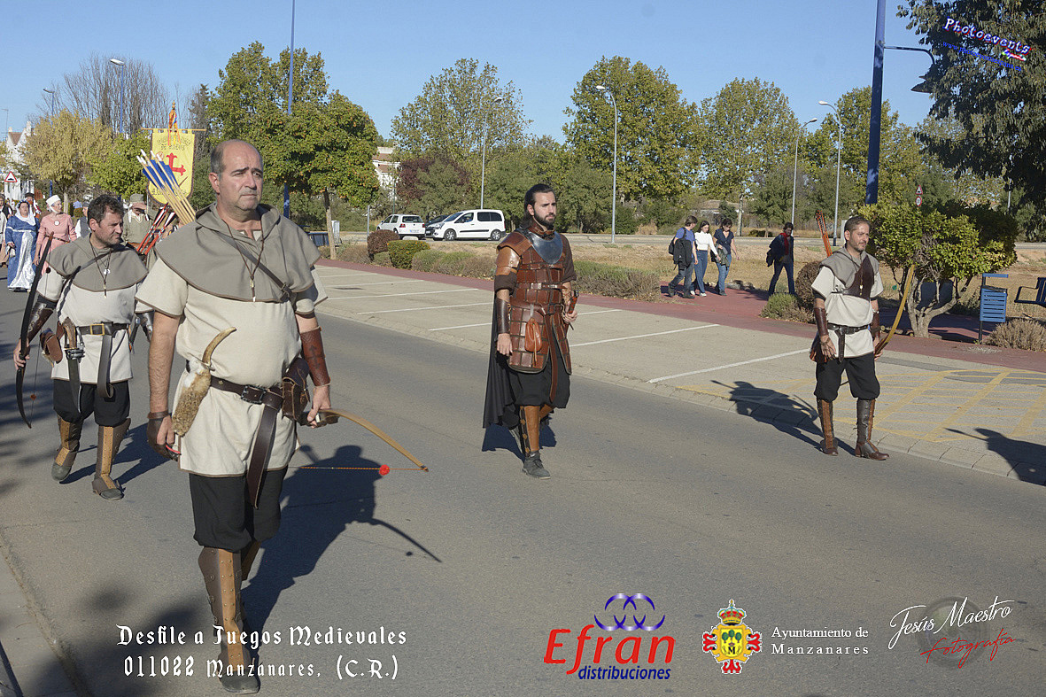 Desfile a los Juegos Medievales 2022 en Manzanares