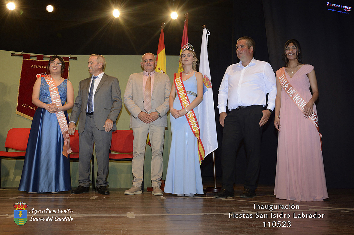 Inauguración Fiestas de San Isidro Labrador 2023, en Llanos del Caudillo