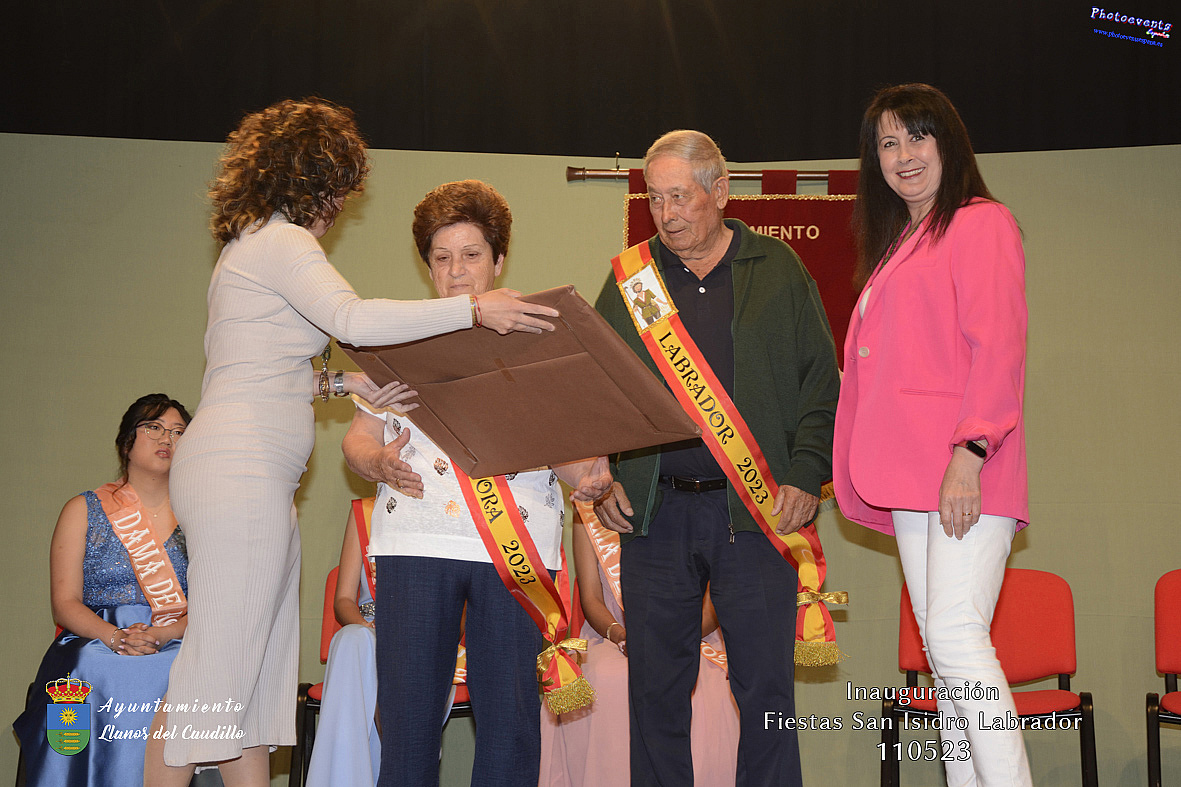 Inauguración Fiestas de San Isidro Labrador 2023, en Llanos del Caudillo