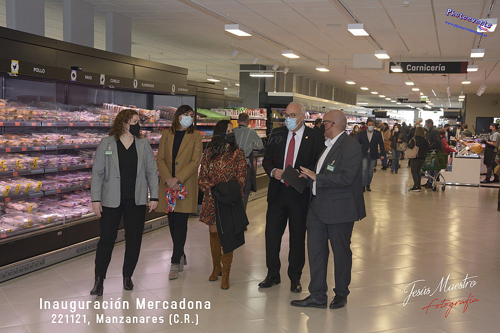 Inauguración del nuevo Mercadona en Manzanares