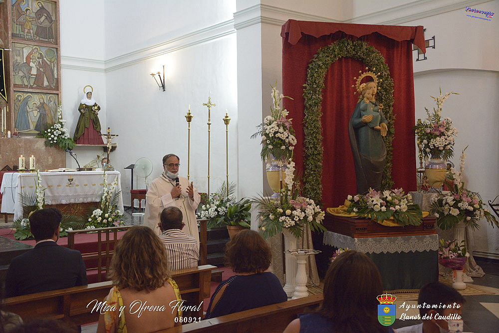 Misa y Ofrenda Floral a Nuestra Señora de los Llanos 2021