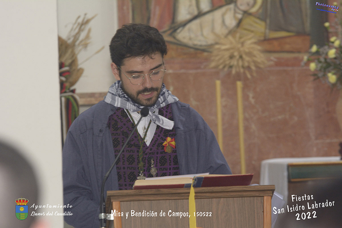 Misa y bendición de campos de San Isidro Labrador 2022 en Llanos del Caudillo