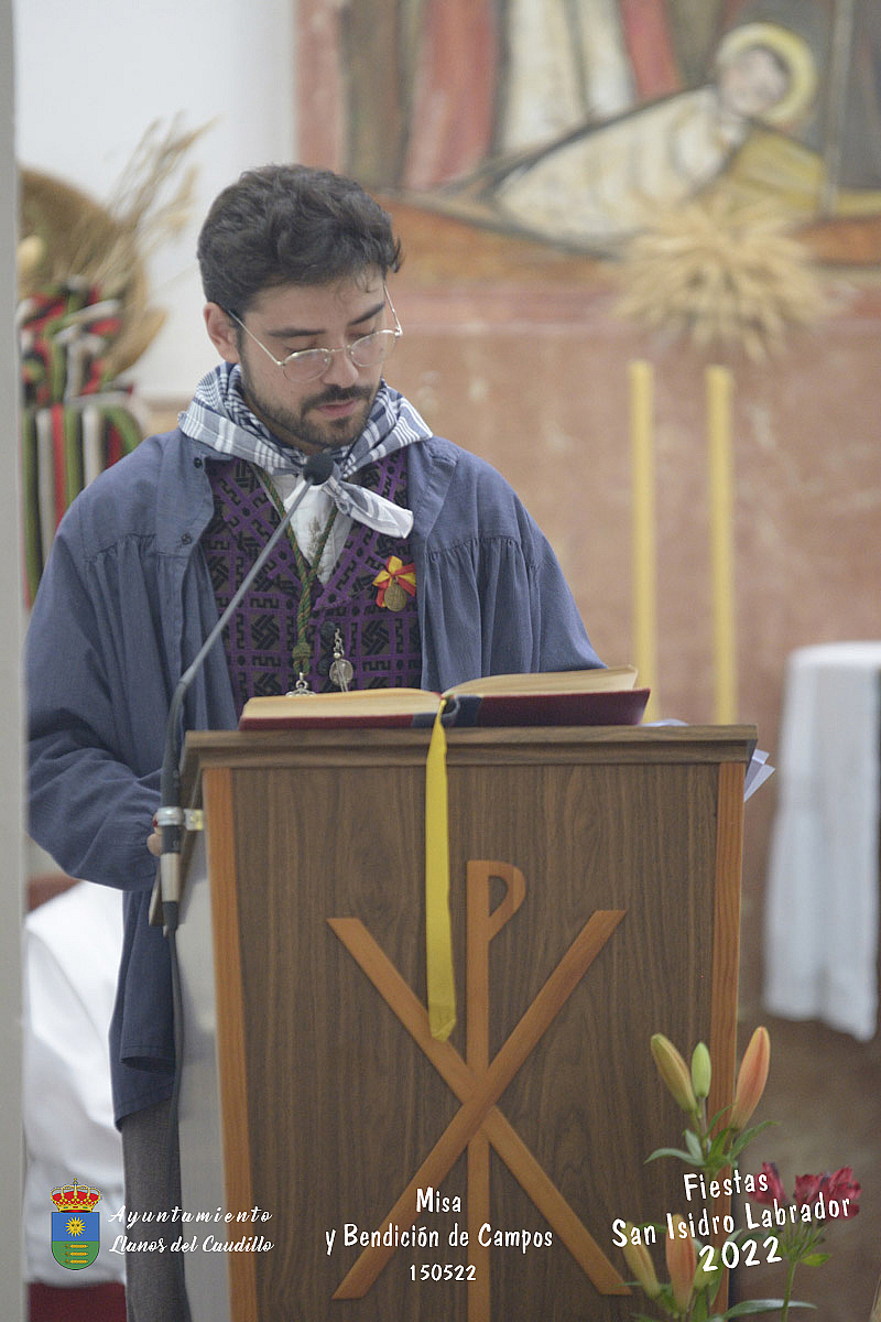 Misa y bendición de campos de San Isidro Labrador 2022 en Llanos del Caudillo