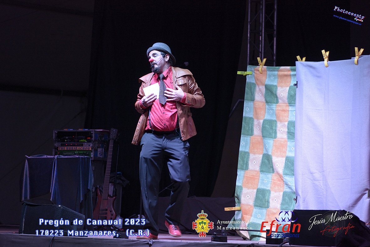 Pregón de Carnaval 2023 a cargo de Agustín Duran en Manzanares