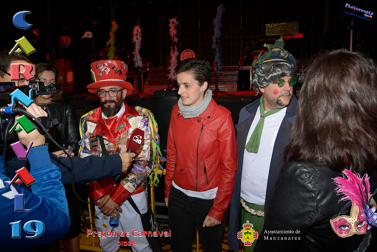 Pregón de Carnaval 2019 en Manzanares