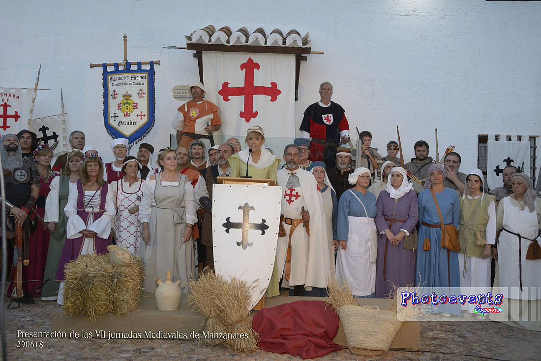 Presentacion de las VII Jornadas Medievales en Manzanares