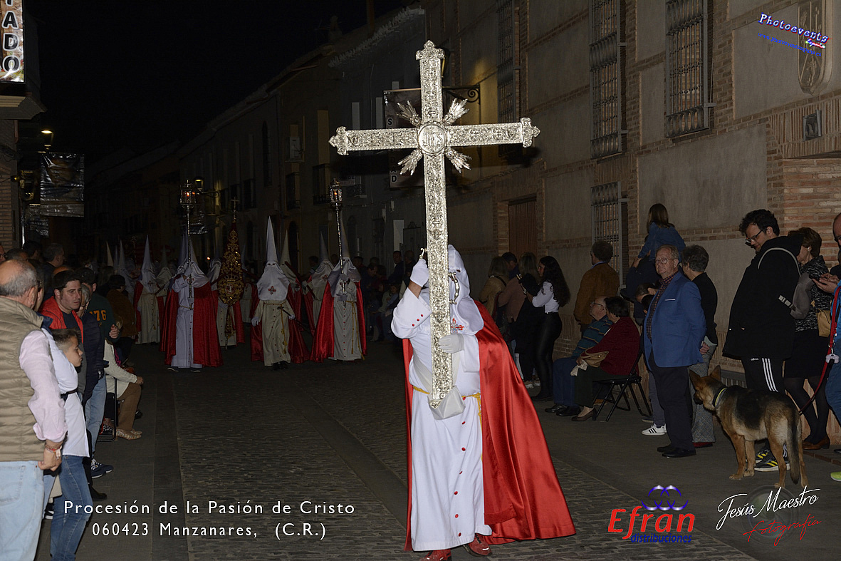Procesión de la Pasión de Cristo en la Semana Santa de Manzanares, C.R. 060423