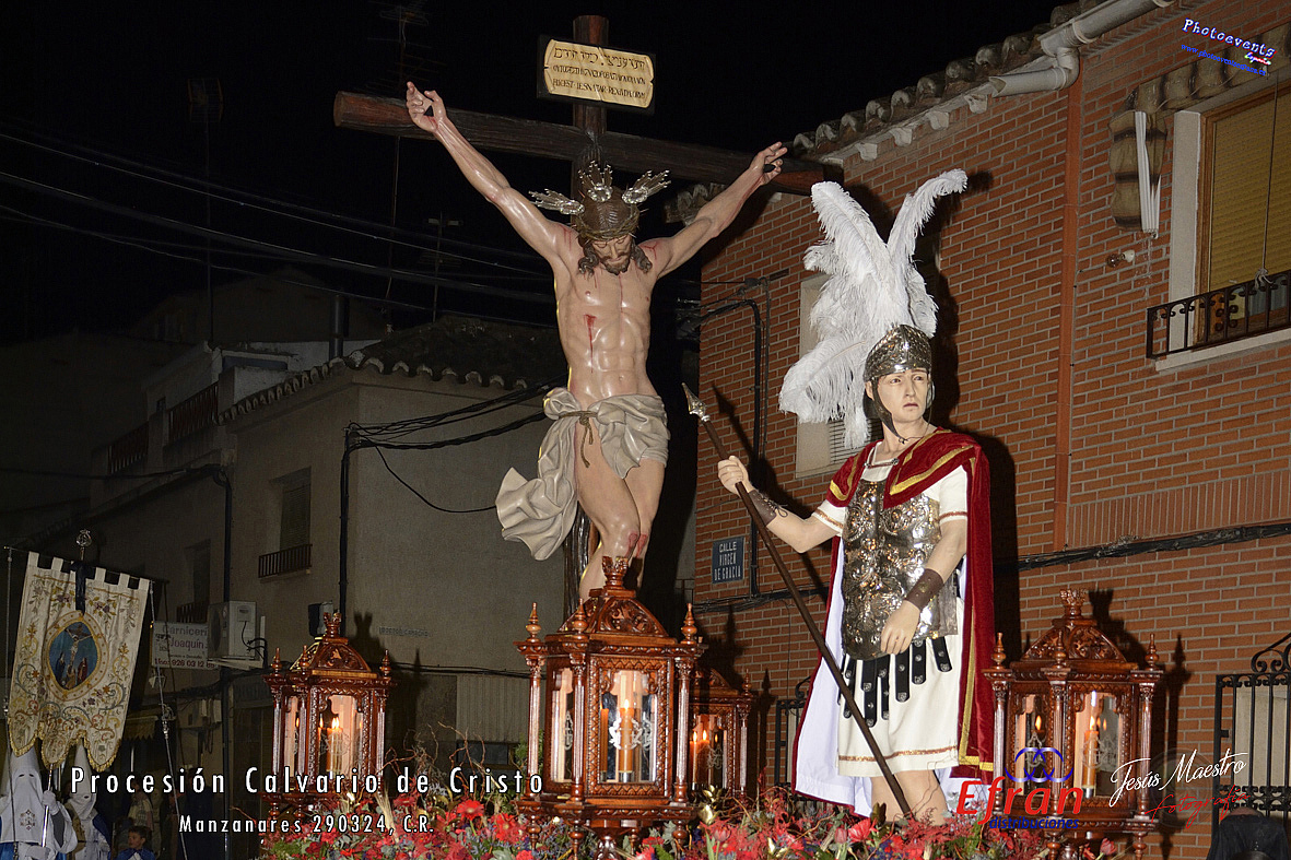 Procesión del Calvario de Cristo 2024 en Manzanares