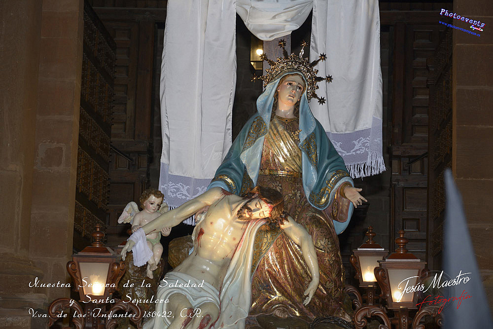 Procesión de Nuestra Señora de la Soledad y Santo Sepulcro, Vva. de los Infantes 150422