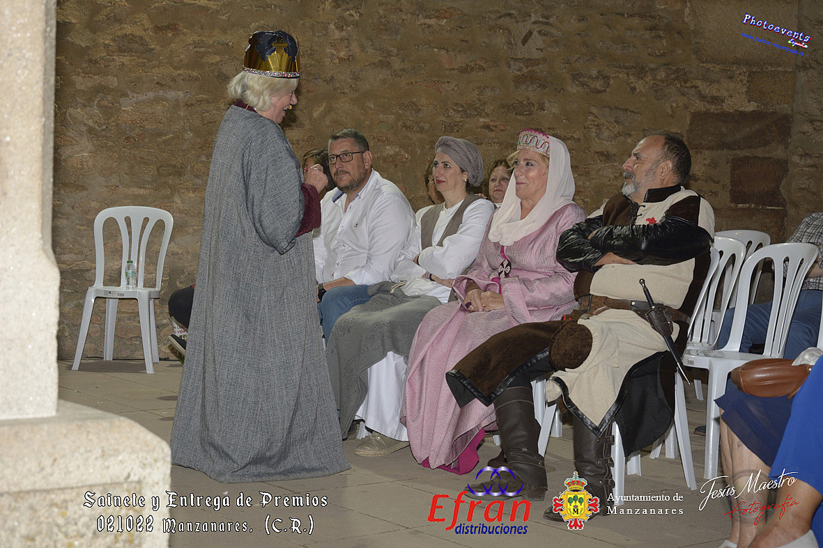 Sainete y entrega de premios de los concursos medievales 2022 en Manzanares
