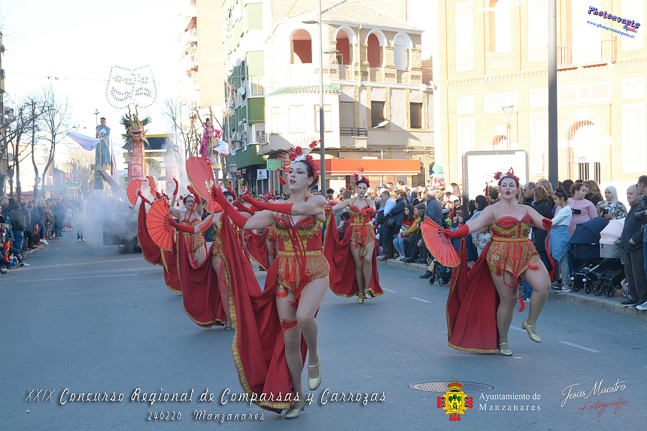 XXIX Concurso Regional de Comparsas y Carrozas en Manzanares