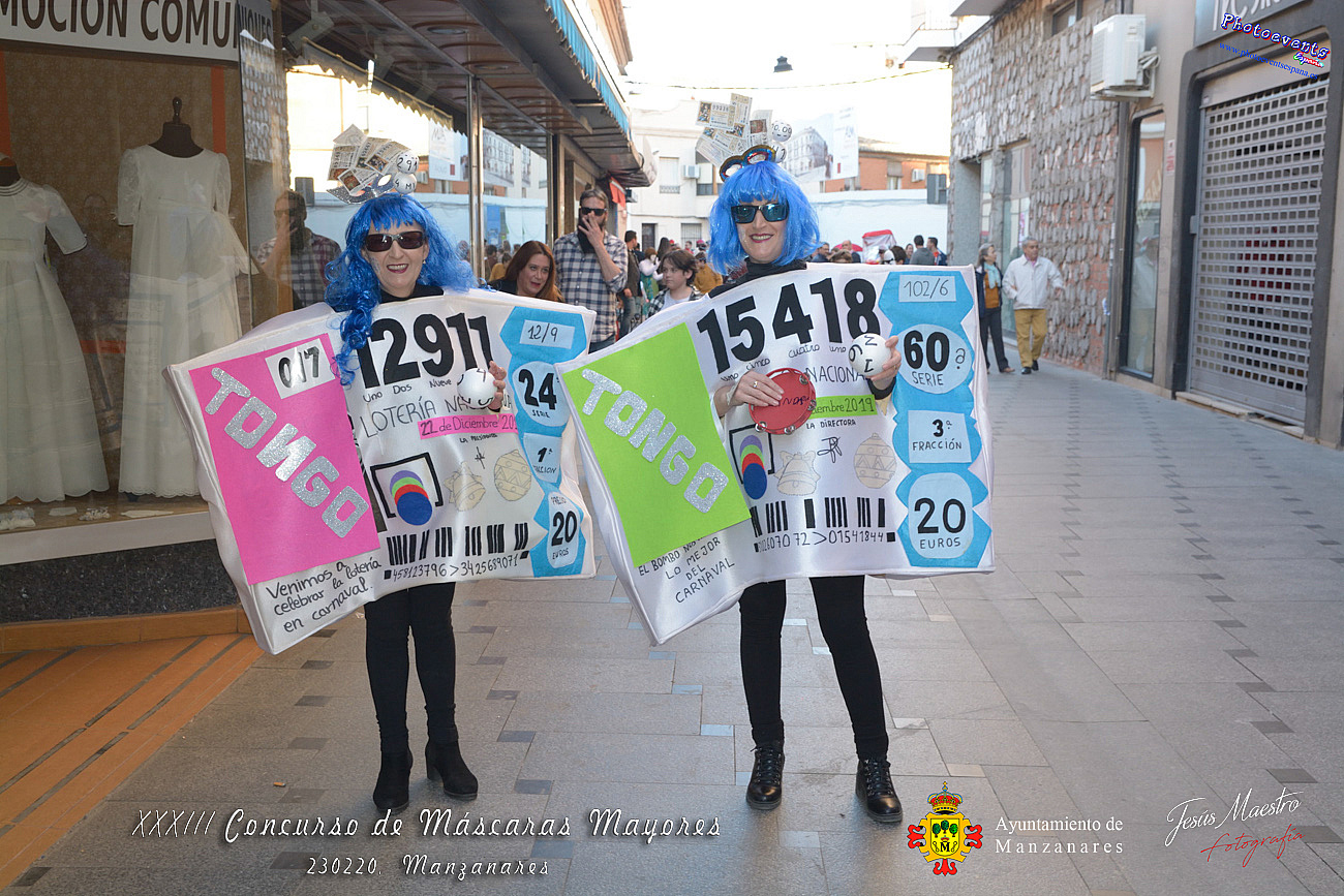 XXXIII Concurso Mascaras Mayores 2020 en Manzanares