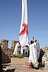 Izado de bandera Calatrava en el Castillo de Manzanares 2023