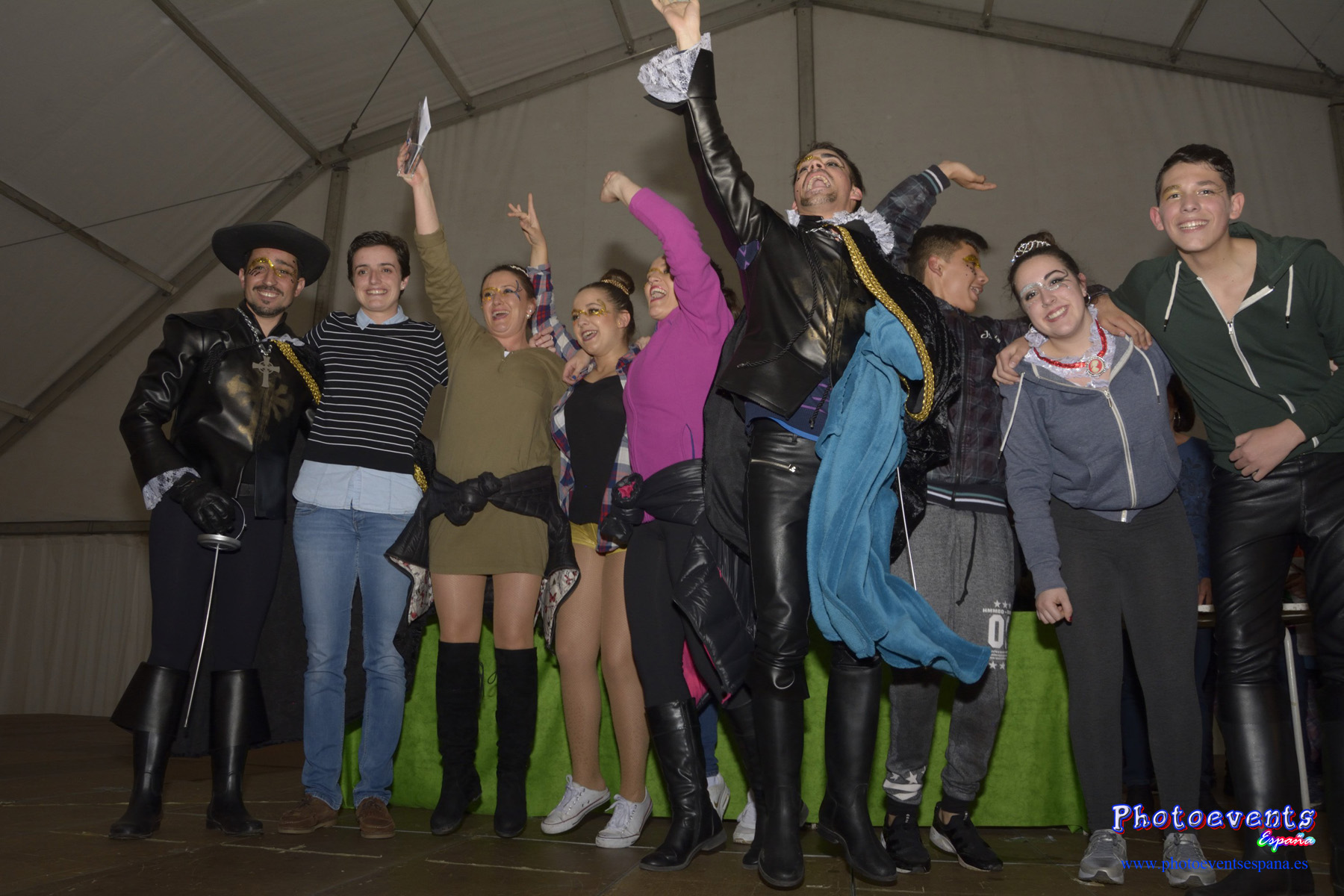 Entrega de premios del XXVI Concurso Regional de Comparsas y Carrozas en Manzanares, Ciudad Real 