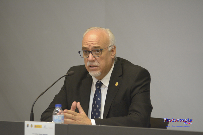 Julián Nieva (Alcalde de Manzanares ) durante su intervencion en la presentacion FERCAM Virtual 2021
