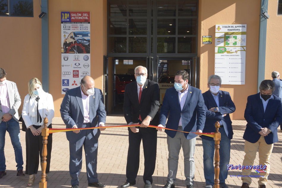 Inauguración del X Salón del Automovil en Manzanares 