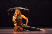 La bailarina de los pies desnudos, espectaculo de danza arabe realizado por la academia Sahisha Dance, teatro quijano de Ciudad Real, España