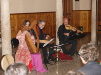 Concierto de musicas arabes lugar de celebracion la ciega de manzanares, bailarina y 3 musicos