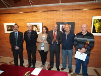 Ganadores y autoridades durante la entrega de premios fotografia en su VII edicion
