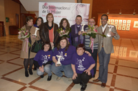 Premiados de la I Gala de la Igualdad, realizada en Manzanares, Ciudad Real