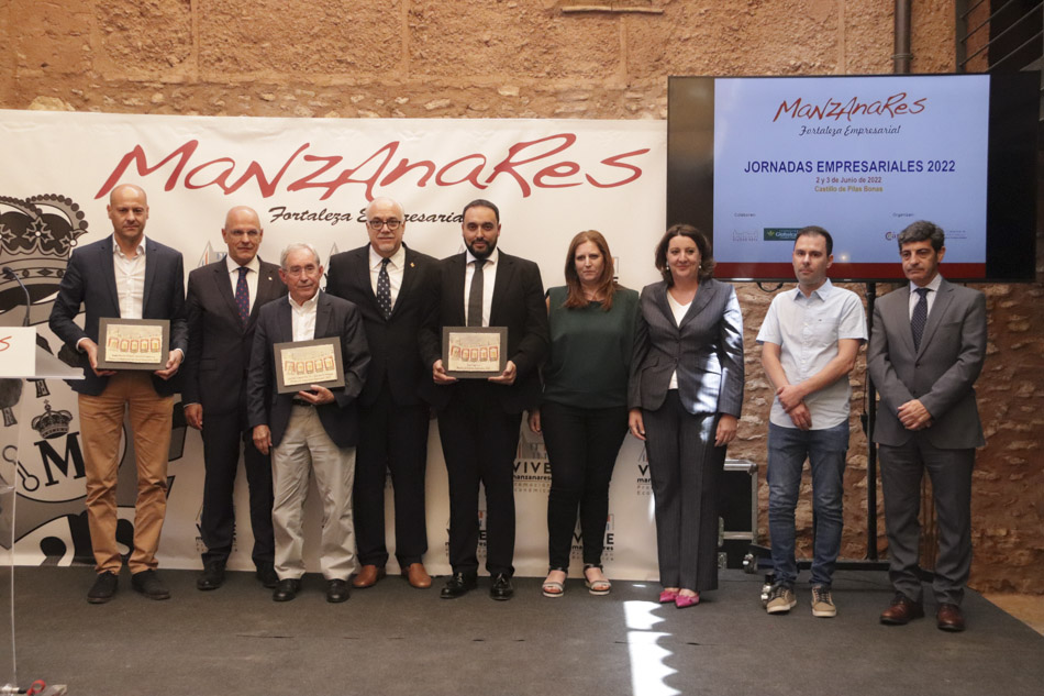 Entrega de premios a empresas de Manzanares, con motivo de las Jornadas Empresariales 2022