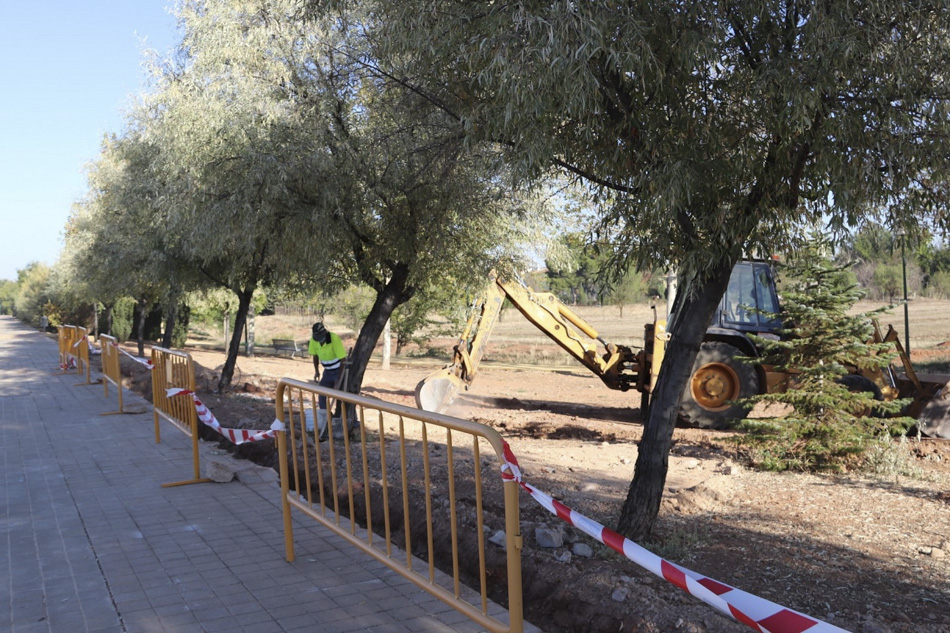 Comienzan las obras del nuevo parque canino de Manzanares