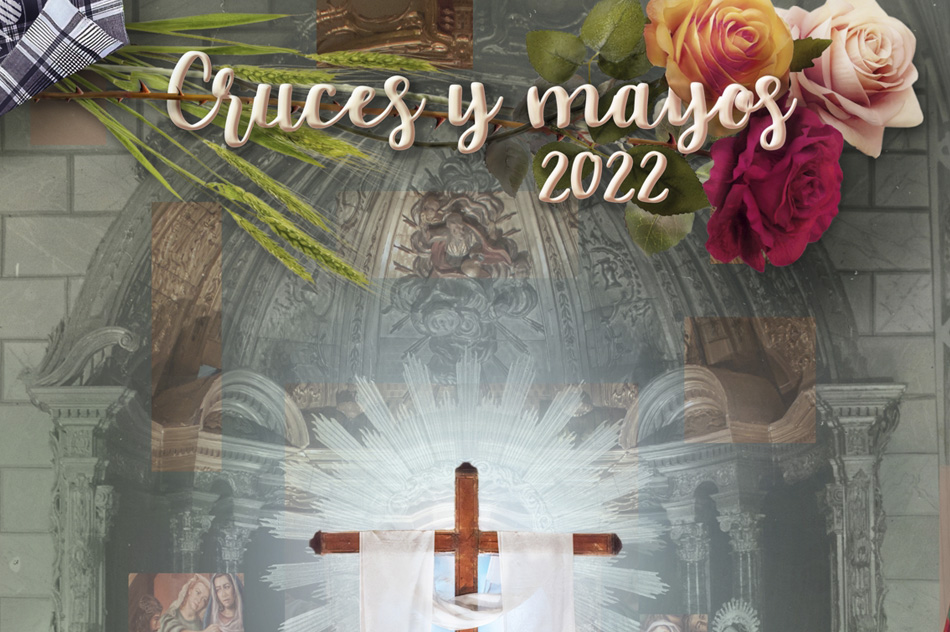 Cartel anunciador de Las Cruces y Mayos...
