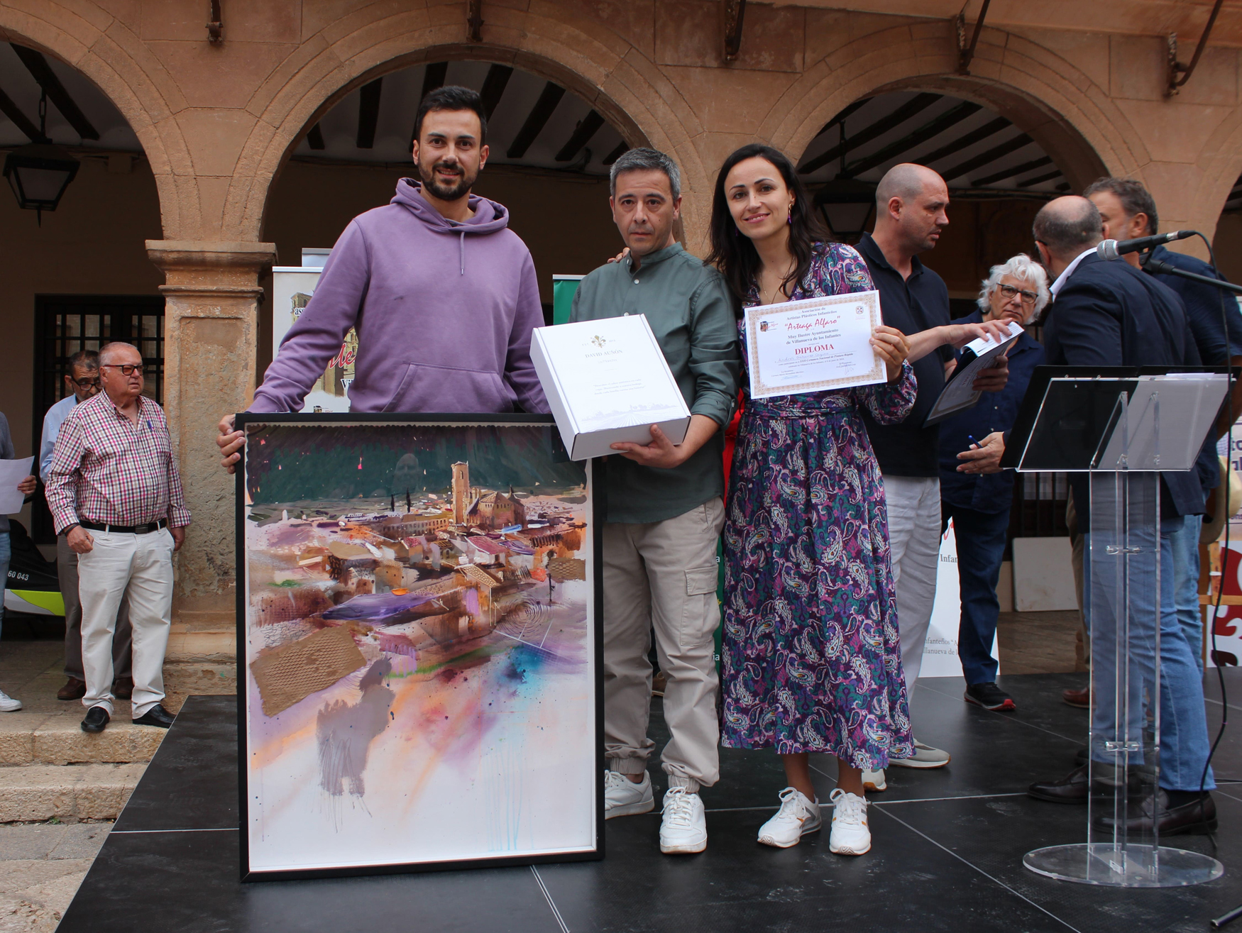 Andrés Gabarrés Cagiao se alza con el primer premio del XXII Certamen Nacional de Pintura Rápida de Villanueva de los Infantes