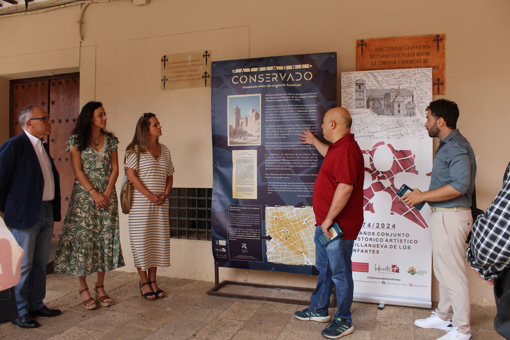 Inaugurada la Exposición ‘Patrimonio Conservado’ con motivo del 50 Aniversario de la declaración de Villanueva de los Infantes como Conjunto Histórico-Artístico