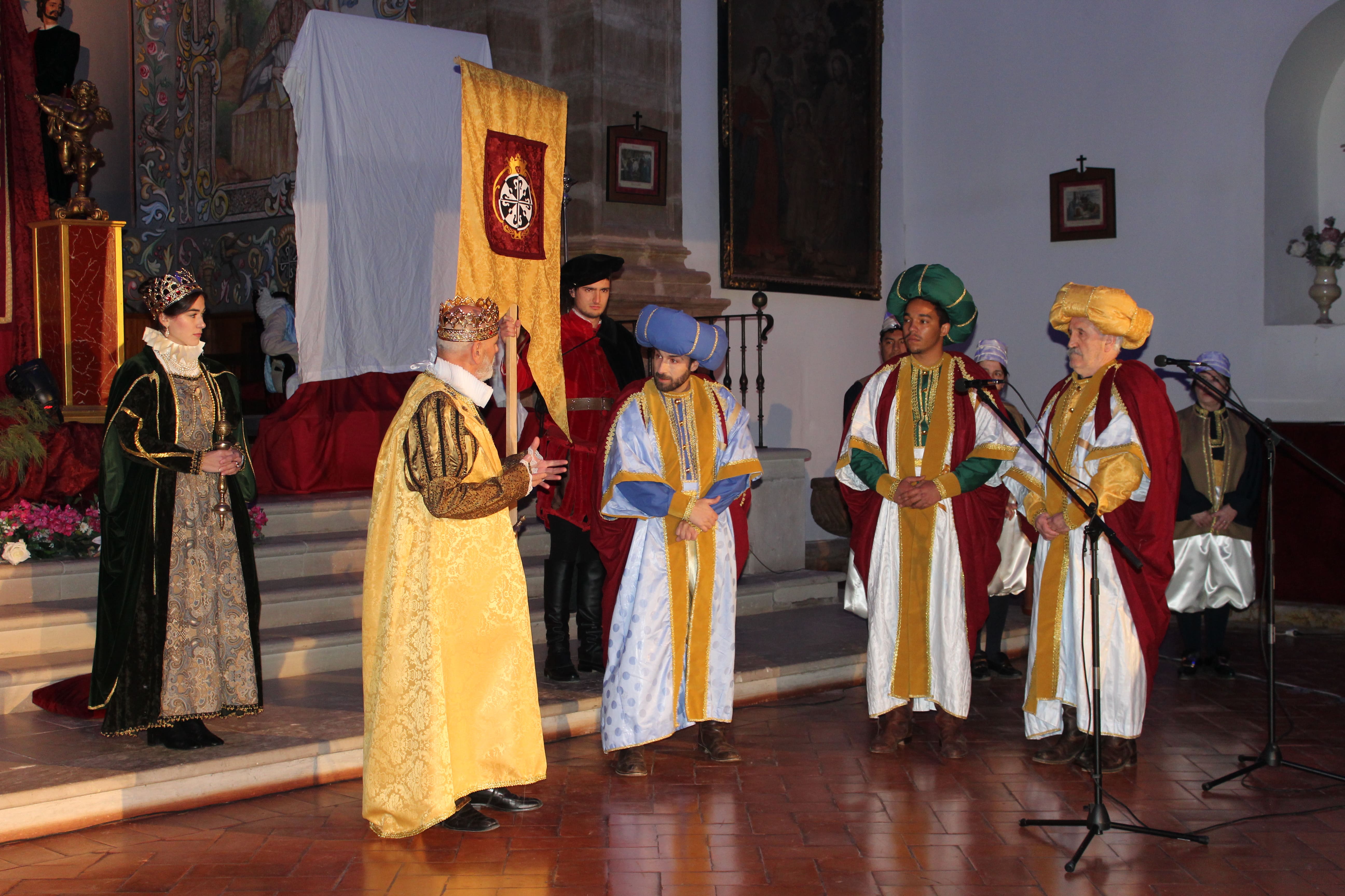 Villanueva de los Infantes recupera la antigua tradición de representar autos sacramentales con la teatralización dela Adoración de los Reyes Magos