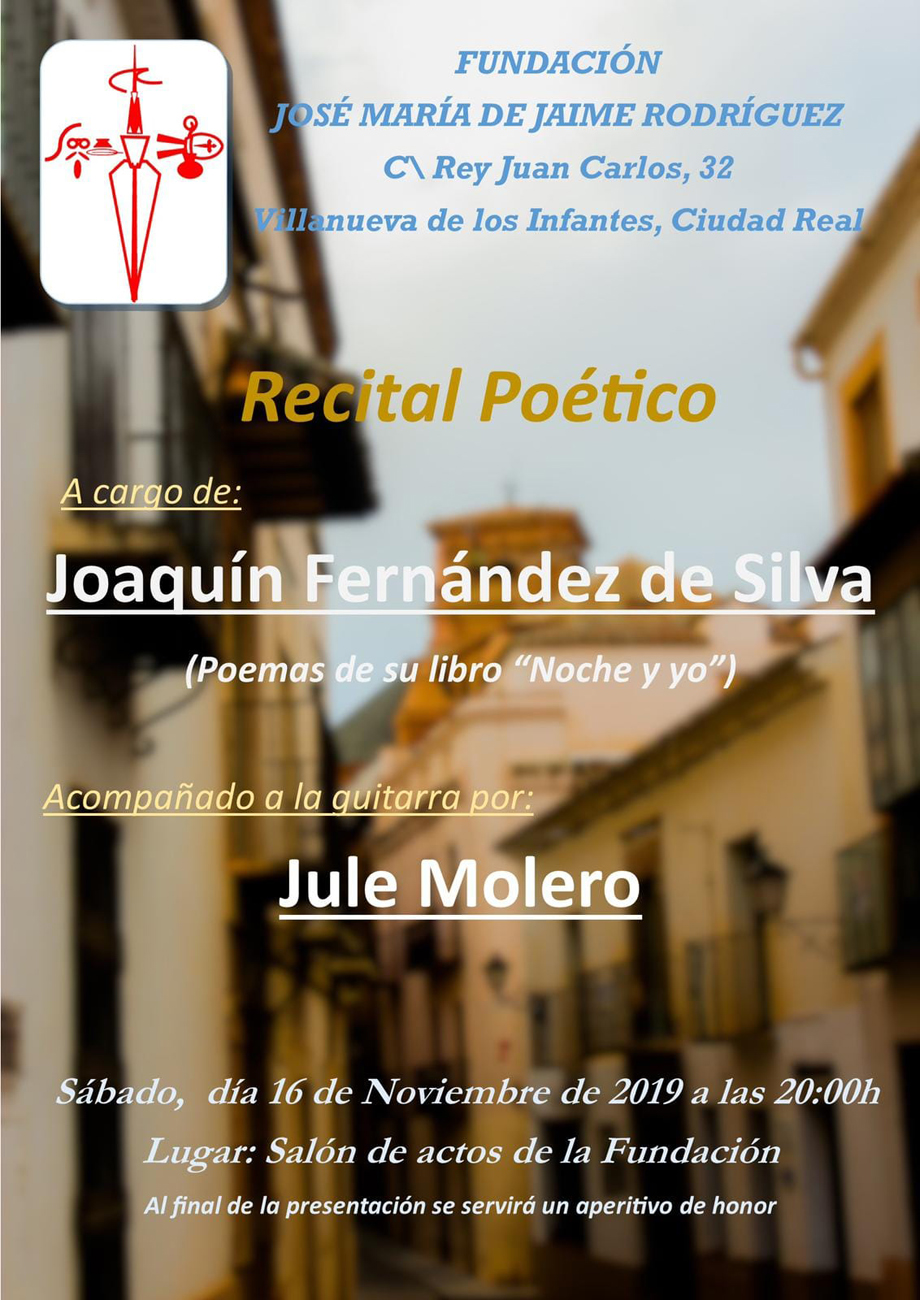 Recital Poético Fundación Joseé María de Jaime Rodríguez