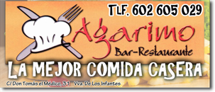 Bar Restaurante Adarimo, patrocinador oficial de El XIII pisto gigante 2015, en Vva. de los Infantes.