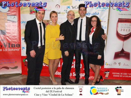 Coctel posterior a la gala de clausura Festival cine y vino La Solana 2013