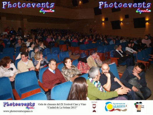 Gala de clausura Festival cine y vino Ciudad de La Solana 2013