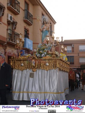 Procesión Virgen de La Paz 2014 en Manzanares