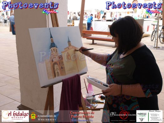 Participantes de pintura rapida_Medievales2015