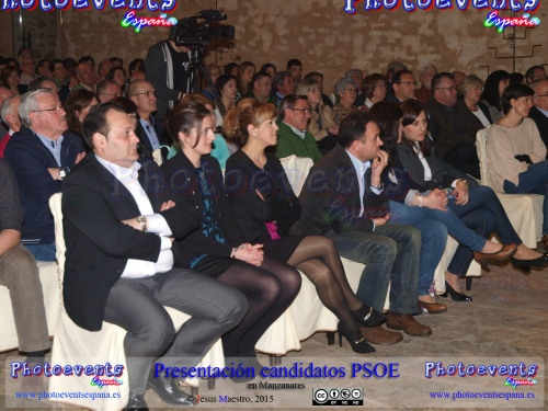 Presentación candidatos PSOE en Manzanares