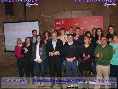 Presentación candidatos PSOE en Manzanares