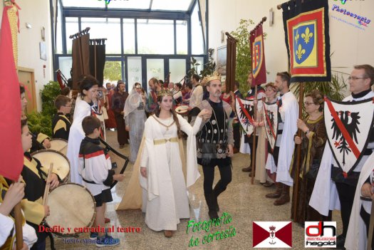 Desfile de la comitiva medieval