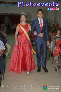 Inauguracion de las fiestas patronales 2017 de Llanos